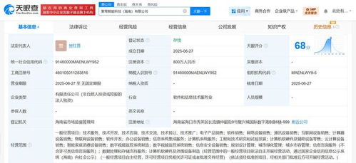 紫光云海南成立智能科技公司 布局信息系统集成服务新据点